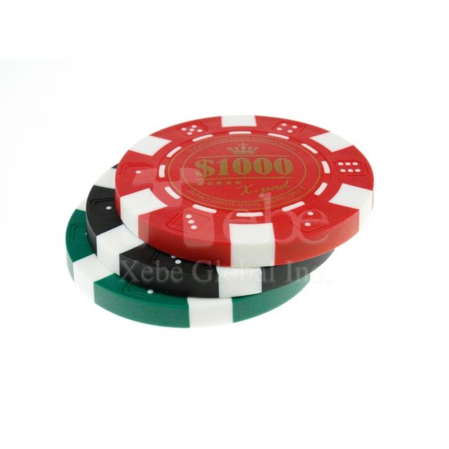 Chip coaster screen wipe Trade show giveaways