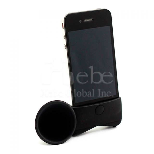 Silicone horn amplifier phone holder Customized phone stand