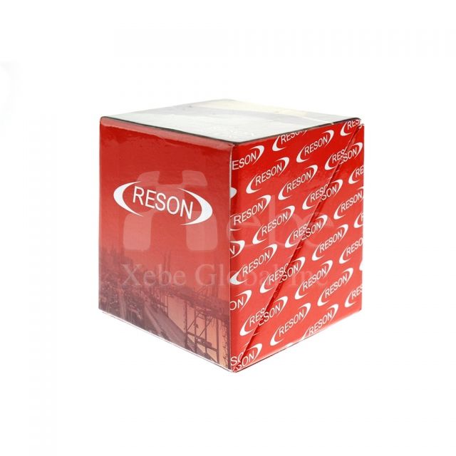 Foldable note cube with pen holder School commodity