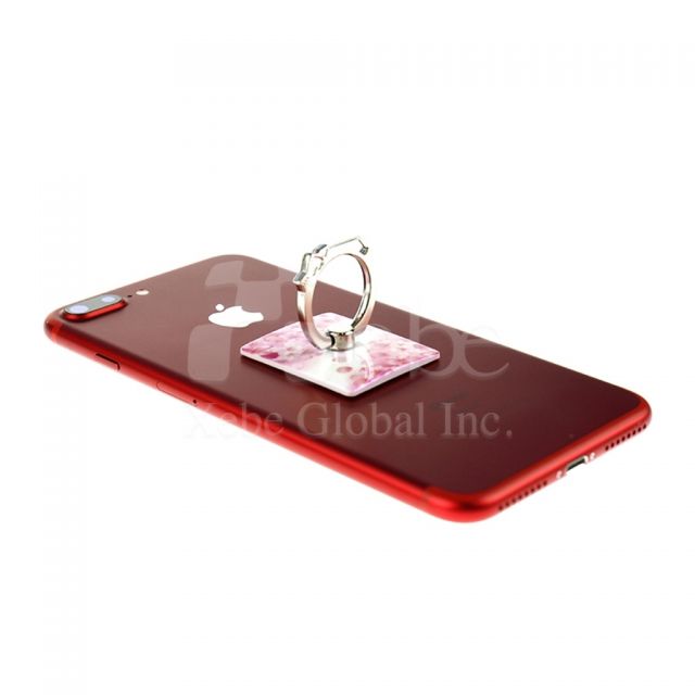 Flower print Custom Phone ring stand/holder personalized gift ideas