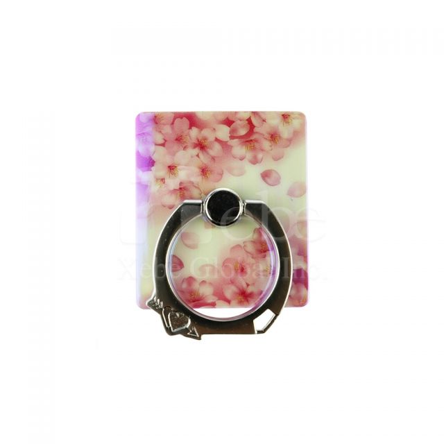 Flower print Custom Phone ring stand/holder personalized gift ideas