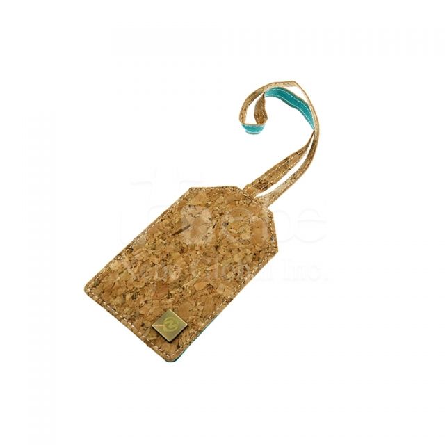 Cork luggage tag custom promotional luggage tags wholesale