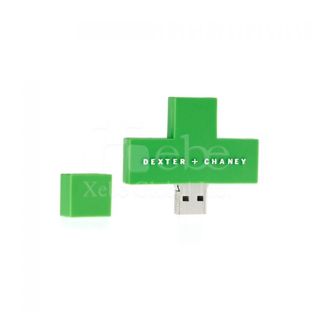 Cross style custom USB Soft plastic molding idea