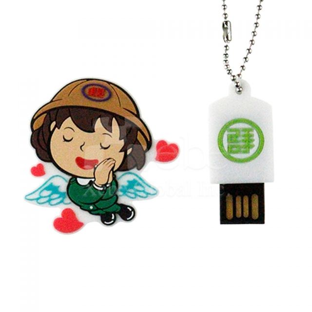 Girl letter carrier custom USB Corporate gift idea