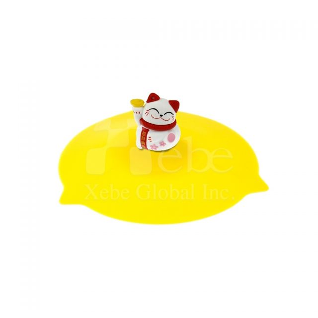 Fortune cat silicone mug cover Promotional gifts