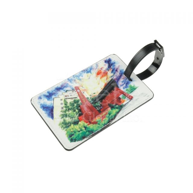 School souvenir custom Luggage tags Campus peripheral products idea