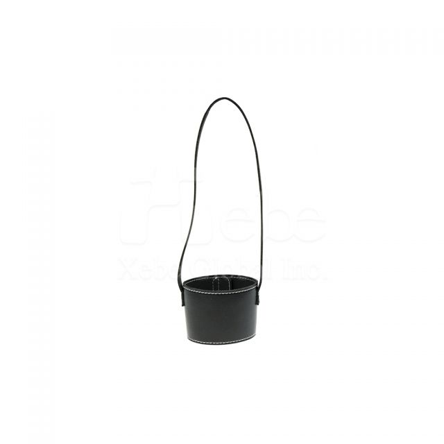 Leather Cup Sleeve Bag Imprinted promotional products