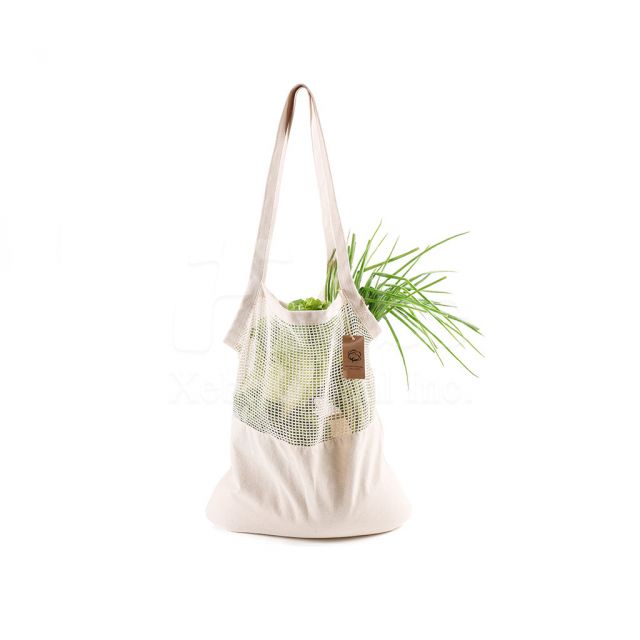 Cotton mesh eco shopping bag