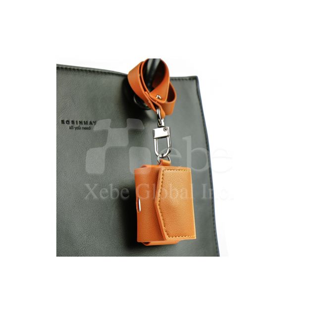 Leather style wireless earbuds case