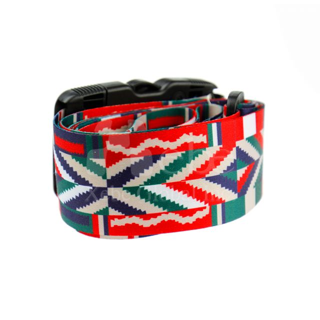 Line art TSA lock luggage belt