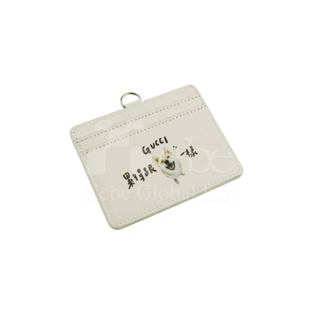 Imitation leather phrase card holder