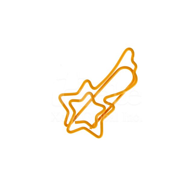 Meteor shape Bookmark clips