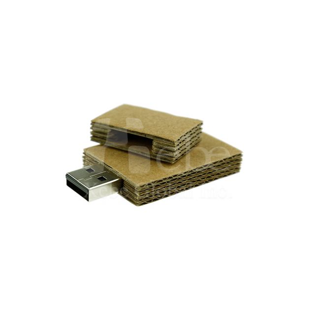 Eco corrugated paper USB drive