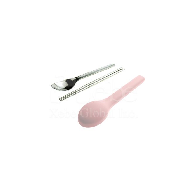 Spoon shaped storage bag cutlery set