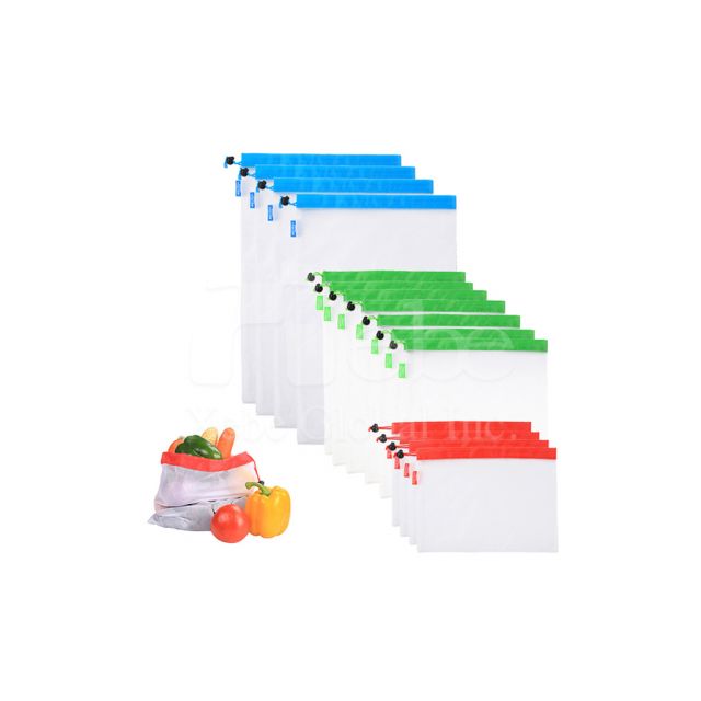 Eco drawstring shopping bag