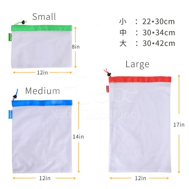 Eco drawstring shopping bag