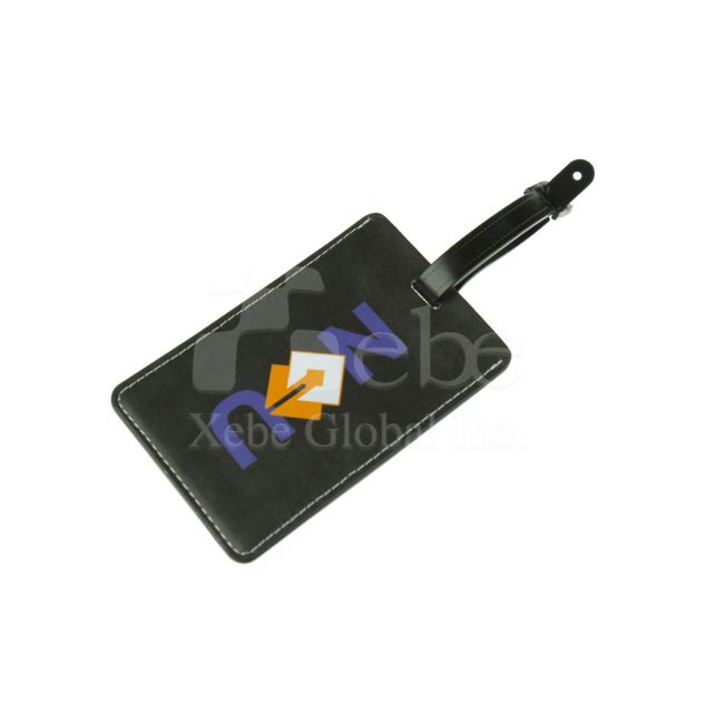 Custom LOGO leather luggage tag 