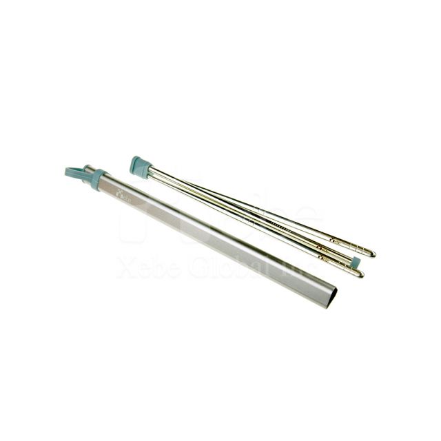 304 stainless steel straw cutlery set