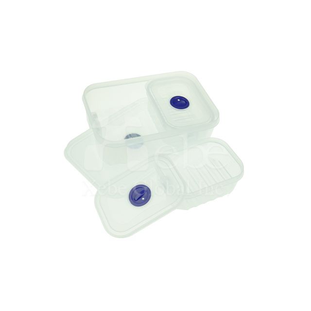 Transparent double layer customized lunch box