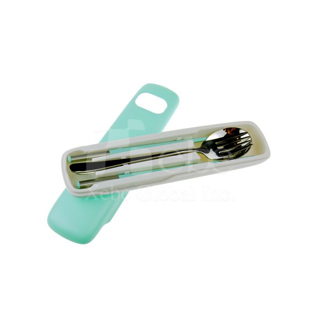 Custom green environmental protection tableware set