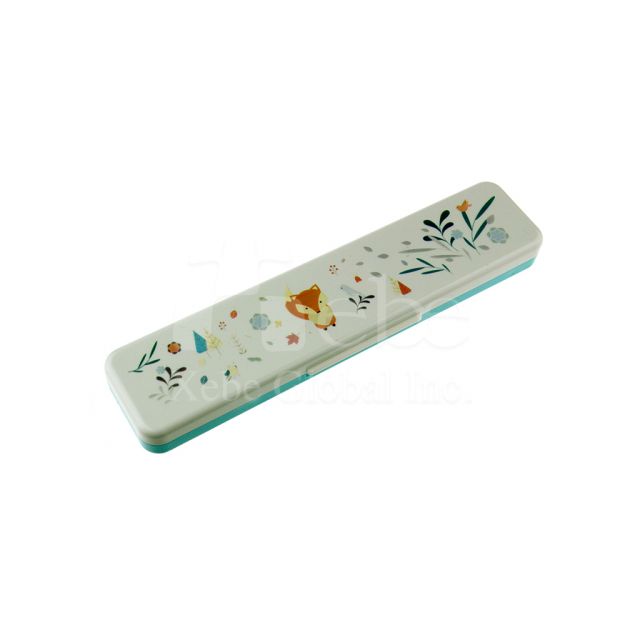 Customized cute fox eco-friendly tableware