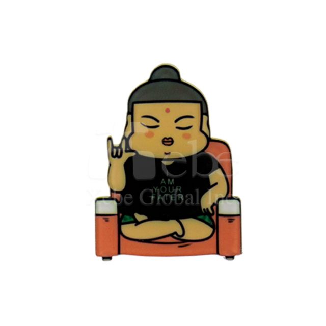 Buddha shape fridge magnets