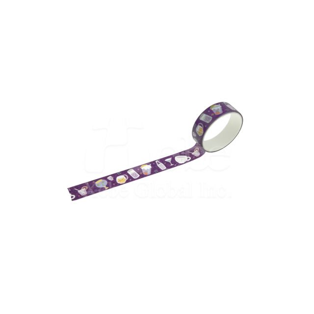 Cute drinks icon washi tape