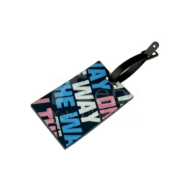 American graffiti style Luggage tag