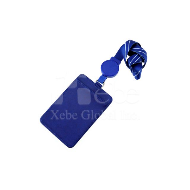 Custom retractable id badge holder