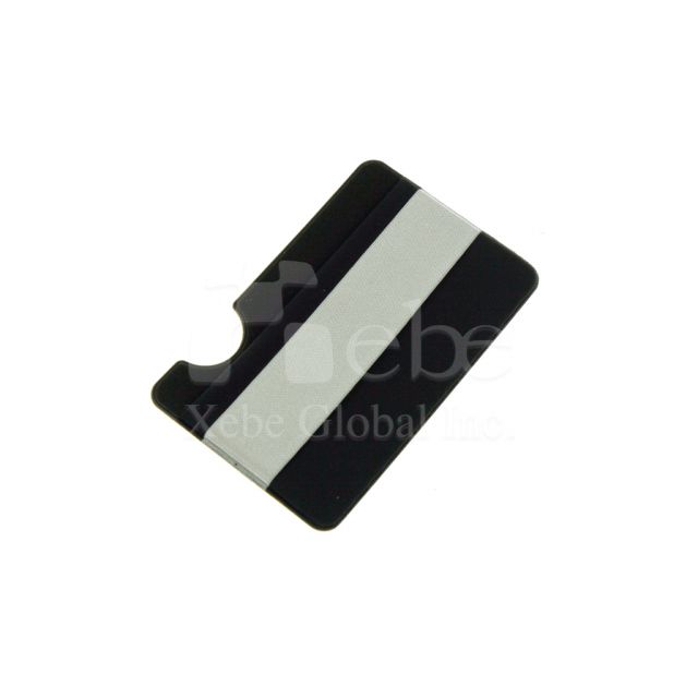 Black card holder phone sticker