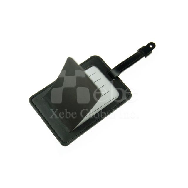Classic black leather card holder 