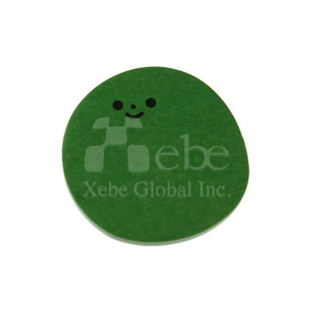 Smile green bobble sticky notes
