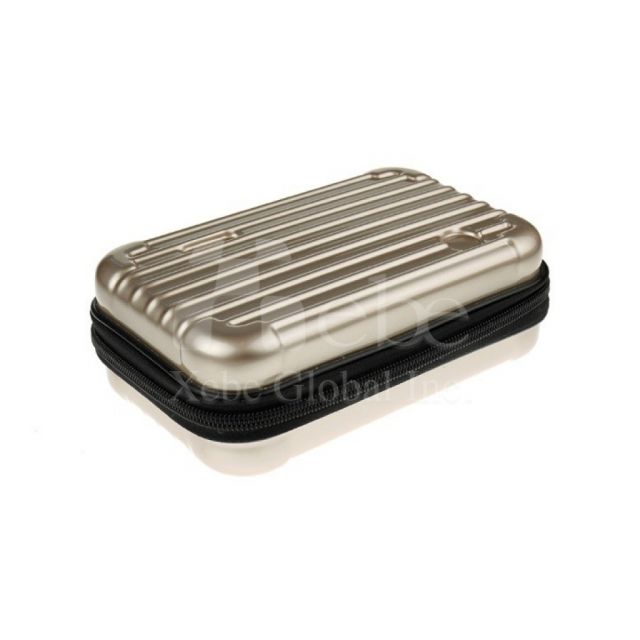 Slivery hard case eco packing oragnizer 