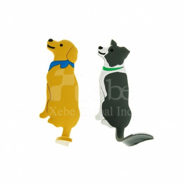 lovely dog fridge magnets hooks