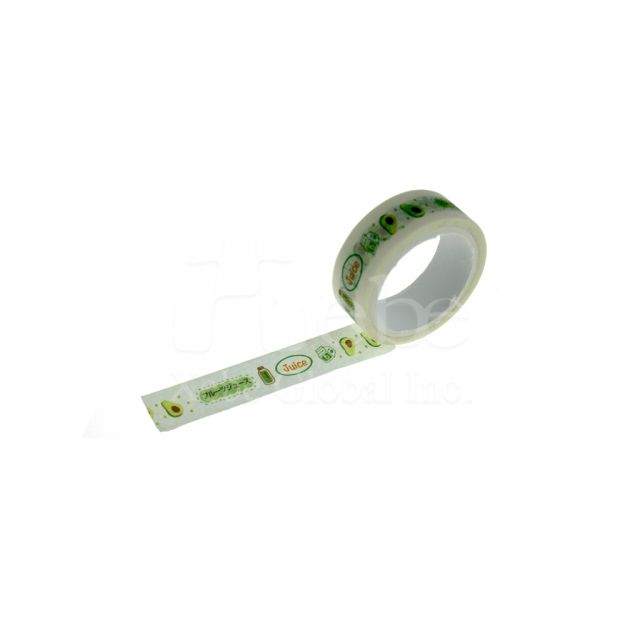 Japanism avocado green custom washi tape