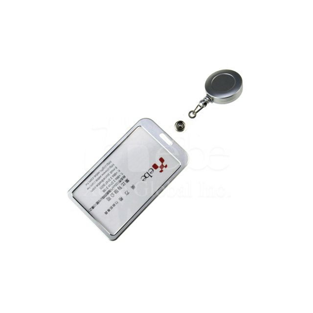Galaxy gray adjustable lanyard card holder