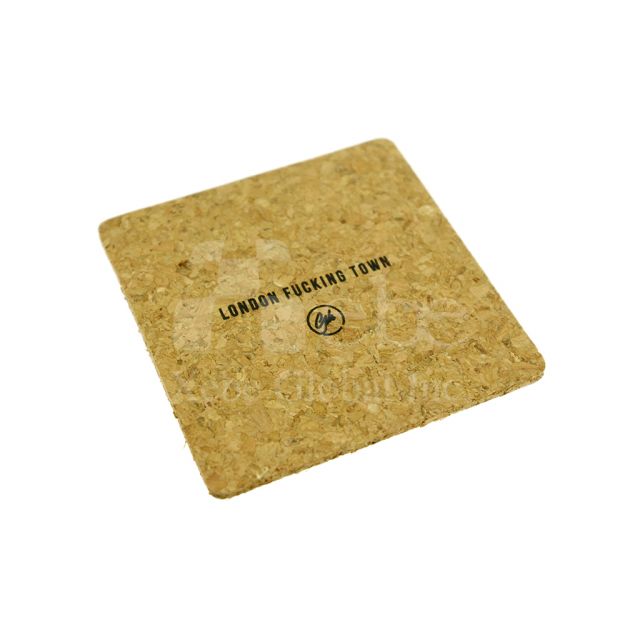 cork style custom coaster