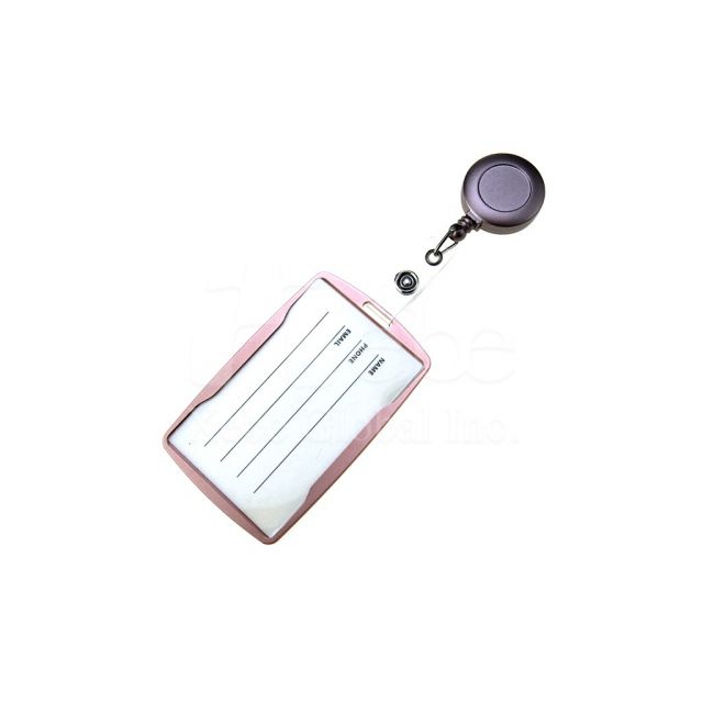 Mellow rose custom adjustable lanyard card holder