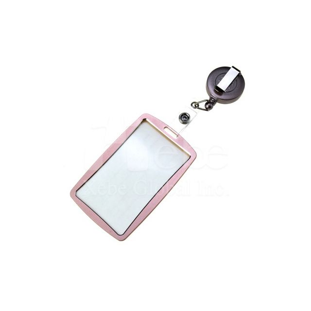 Mellow rose custom adjustable lanyard card holder