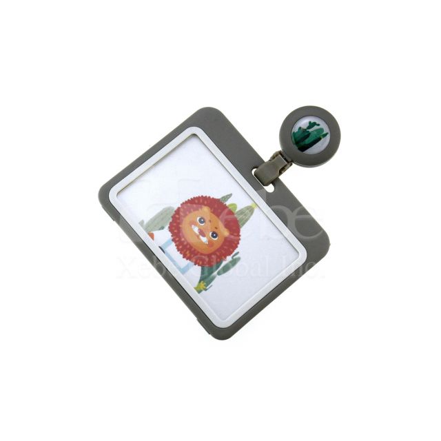 Customized Iron gray high quality card holder