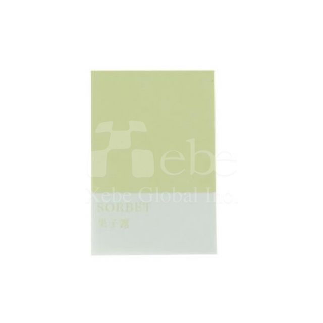 Fresh lemon chiffon customized sticky notes