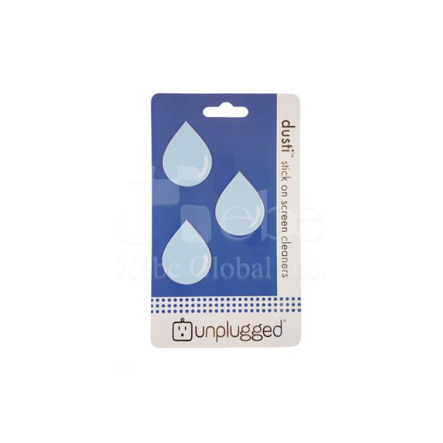 Water drop shape customized phone cleaner