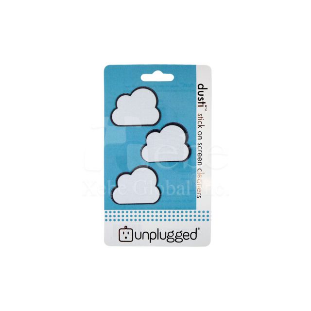 Cloud shape customized phone cleaner