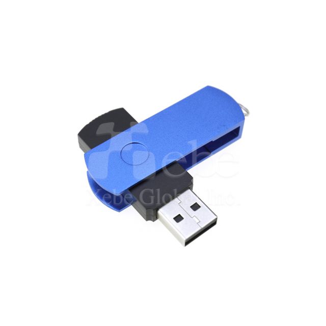 Bright blue simple classic USB