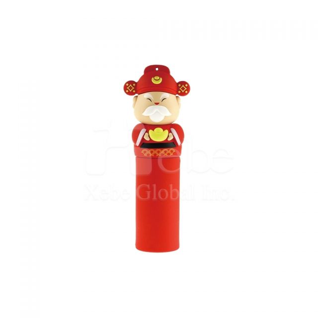 Portable phone charger god of wealth power bank