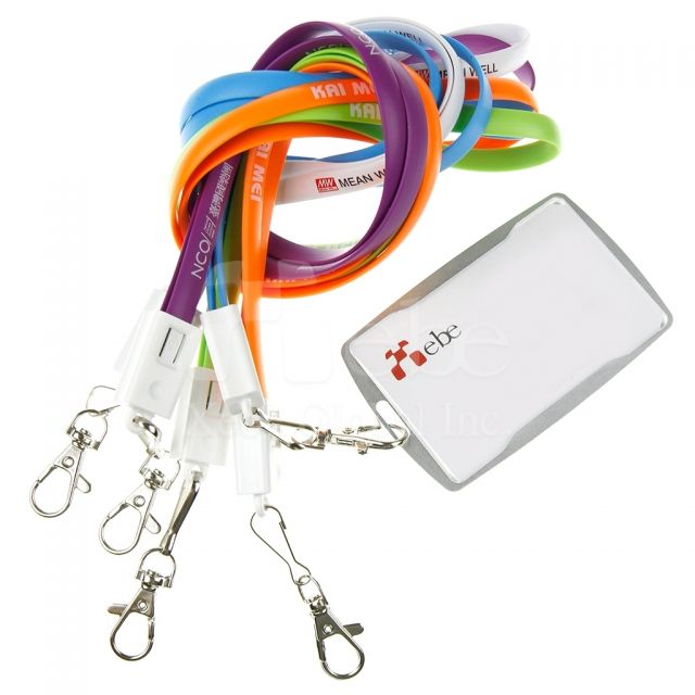 ID badge lanyard data cable Business giveaways