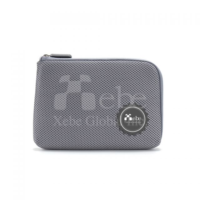 Power bank soft mesh bag travel pouch customized