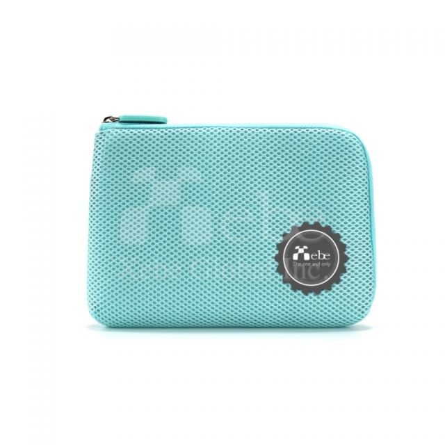 Power bank soft mesh bag travel pouch customized
