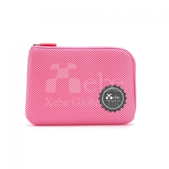 Power bank soft mesh bag travel pouch customized
