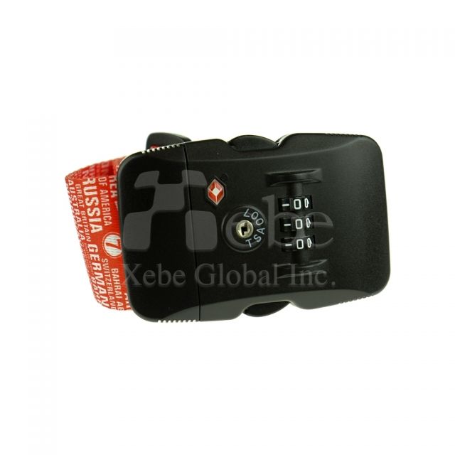 Luggage belt strap with TSA lock travel gifts